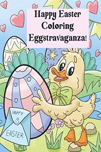 Happy Easter Coloring Eggstravaganza
