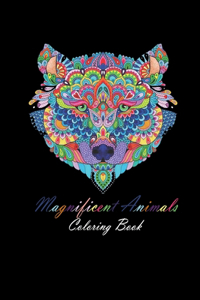 Magnificent Animals Coloring Book for adults