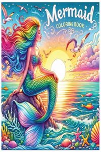 Mermaid Anime Girls Coloring Book
