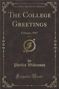 The College Greetings, Vol. 1