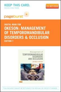 Management of Temporomandibular Disorders and Occlusion - Elsevier eBook on Vitalsource (Retail Access Card)