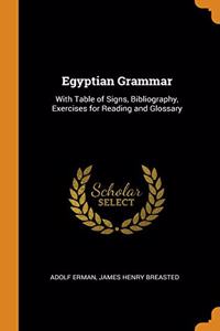 Egyptian Grammar