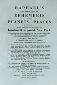 Raphael's Astronomical Ephemeris