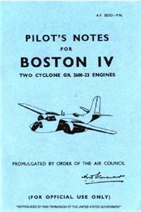 Douglas Boston 4 - Pilot's Notes