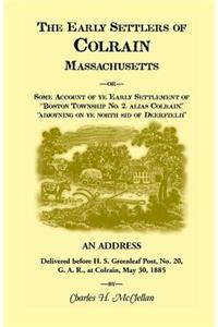 Early Settlers of Colrain, Massachusetts