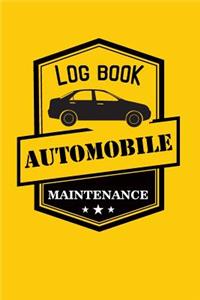 Automobile Maintenance Log Book