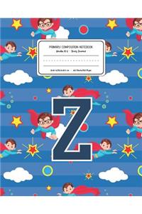 Primary Composition Notebook Grades K-2 Story Journal Z