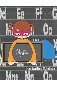 Peyton Handwriting Notebook