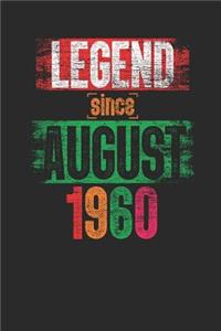 Legend Since August 1960