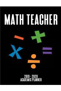 Math Teacher Academic Planner