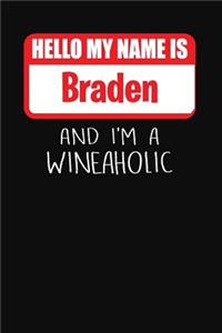 Hello My Name is Braden And I'm A Wineaholic