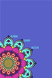 Blank Diary book