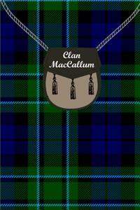 Clan MacCallum Tartan Journal/Notebook