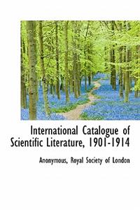 International Catalogue of Scientific Literature, 1901-1914