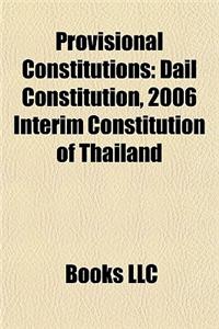 Provisional Constitutions