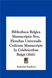 Bibliotheca Belgica Manuscripta