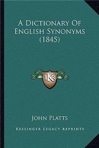 Dictionary of English Synonyms (1845)