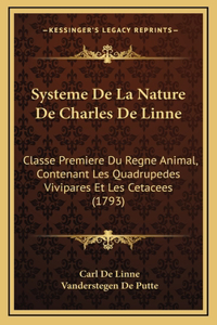 Systeme De La Nature De Charles De Linne