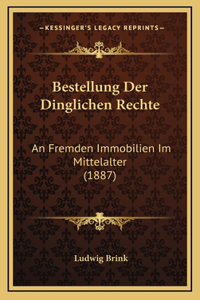 Bestellung Der Dinglichen Rechte