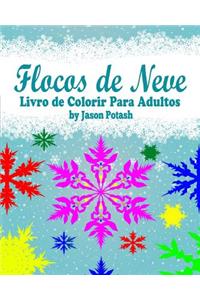Flocos de Neve Livro de Colorir Para Adultos
