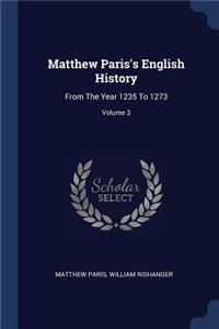 Matthew Paris's English History