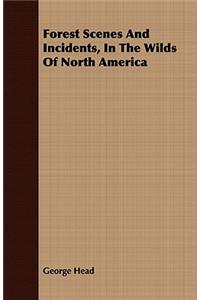 Forest Scenes and Incidents, in the Wilds of North America