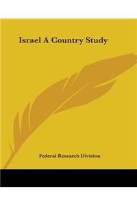 Israel A Country Study