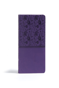 CSB Giant Print Reference Bible, Purple Leathertouch