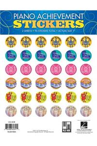 Piano Achievement Stickers