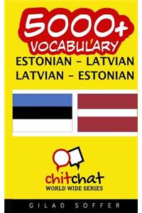 5000+ Estonian - Latvian Latvian - Estonian Vocabulary