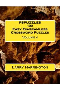 PSPUZZLES 100 Easy Diagramless Crossword Puzzles Volume 4