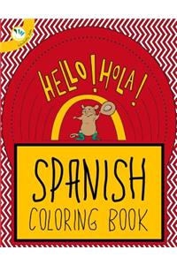 Spanish Coloring Books for Kids: Color and Learn