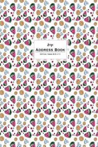 Large Address Book - Office/Desk 8.5 X 11: Watermelons