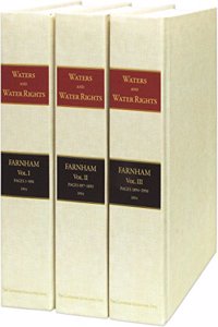 The Law of Waters and Water Rights (3 Vols.)