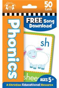 Phonics Christian 50-Count Flash Cards