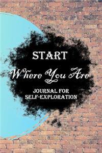 Start Where You Are