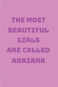 Adriana Girl Woman Notebook