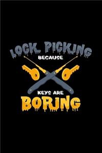 Lock Picking because keys are boring