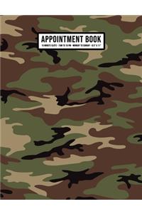 Camo Appointment Book