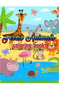 Forest Animals coloring book