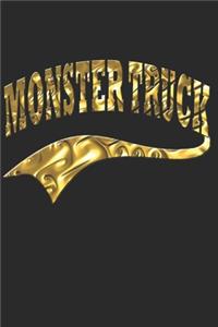 Monster Truck Notizbuch: Monster Truck Notizbuch die Perfekte Geschenkidee für Truck oder Lkw Fans. Das Taschenbuch hat 120 weiße Seiten mit Punktraster die dich beim Schrei