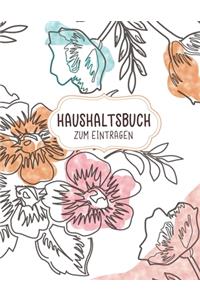 Haushaltsbuch zum Eintragen