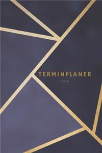 Terminplaner 2020 Jahreskalender Blau