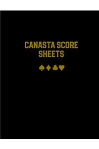 Canasta Score Sheets