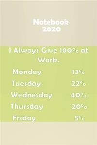 I Always Give 100% at Work