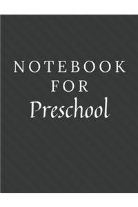 Notebook For Preschool