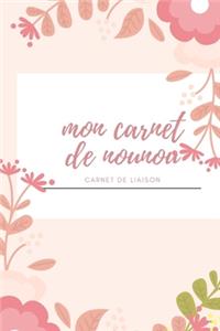 Mon carnet de nounou carnet de liaison