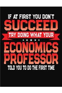 If At First You Don't Succeed Try Doing What Your Economics Professor Told You To Do The First Time