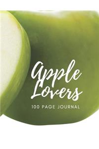 Apple Lovers 100 page Journal