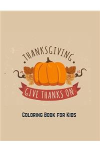 Thanksgiving Coloring Book for Kids